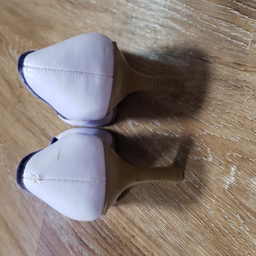 (7.5) Roberto Vianni Pastel Velvet Trim Jewel Tone Bow Accent - Picture 5 of 17